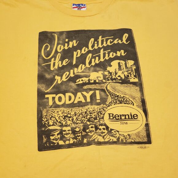 Rare Bernie Sanders 2016 Election T Shirt Mens Sz 4X Graphic Print Distressed - Picture 3 of 10
